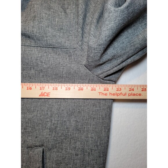 Levi’s Jacket Gray Hooded Black‎ Sherpa Lined Soft Shell Bomber Coat Mens Small - Picture 8 of 9